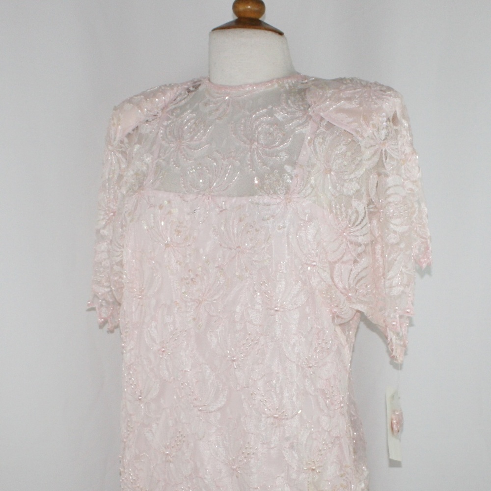 JASDEE Vintage Dress Hand Work Bead & Sequns 2043
